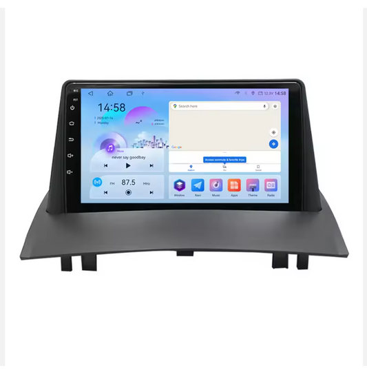 Renault Megane 2004-2009 Apple CarPlay / Android Auto 9" Stereo Upgrade
