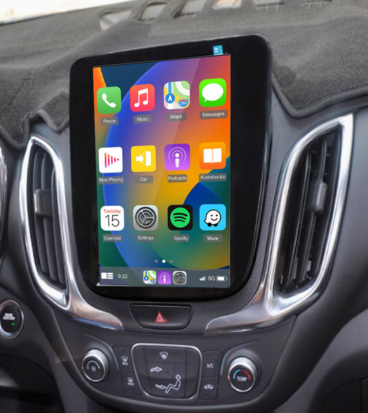Holden Equinox 2017+ GPS 9.7" Tesla style touchscreen Wireless CarPlay Android Auto stereo