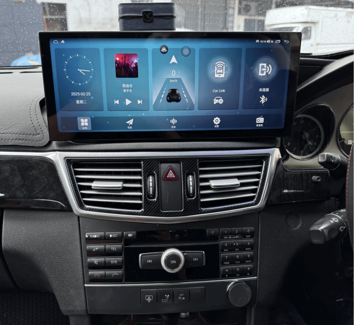 Mercedes Benz E Class 10-16 12.3" touchscreen upgrade Car stereo wireless Carplay Android auto
