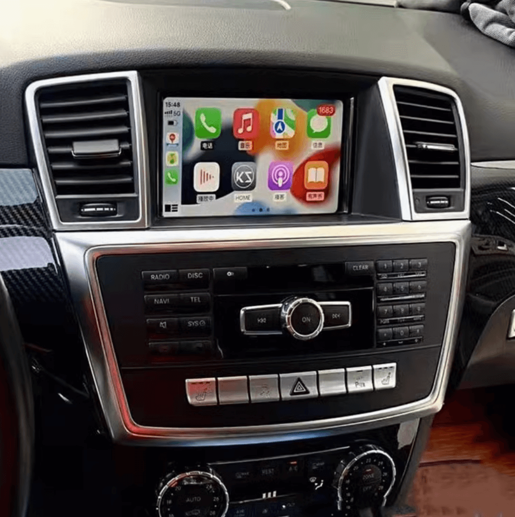 Mercedes Benz ML-Class 2012-2018 W166 Add Wireless Carplay & Android Auto MMI Retrofit interface Moduel