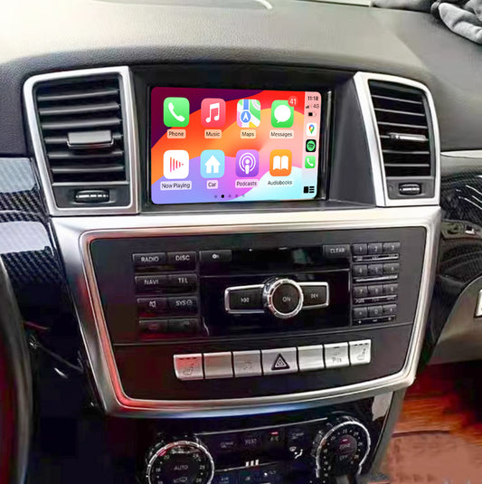 Mercedes Benz ML-Class 2012-2018 W166 Add Wireless Carplay & Android Auto MMI Retrofit interface Moduel