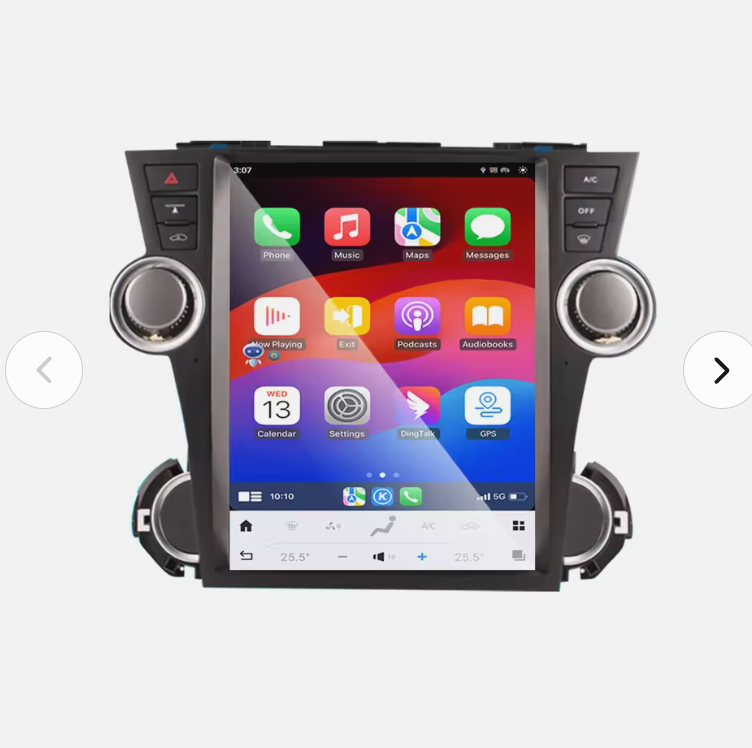 Toyota Kluger 2008-2015 12.1" GPS Wireless Apple CarPlay Android Auto Stereo Radio