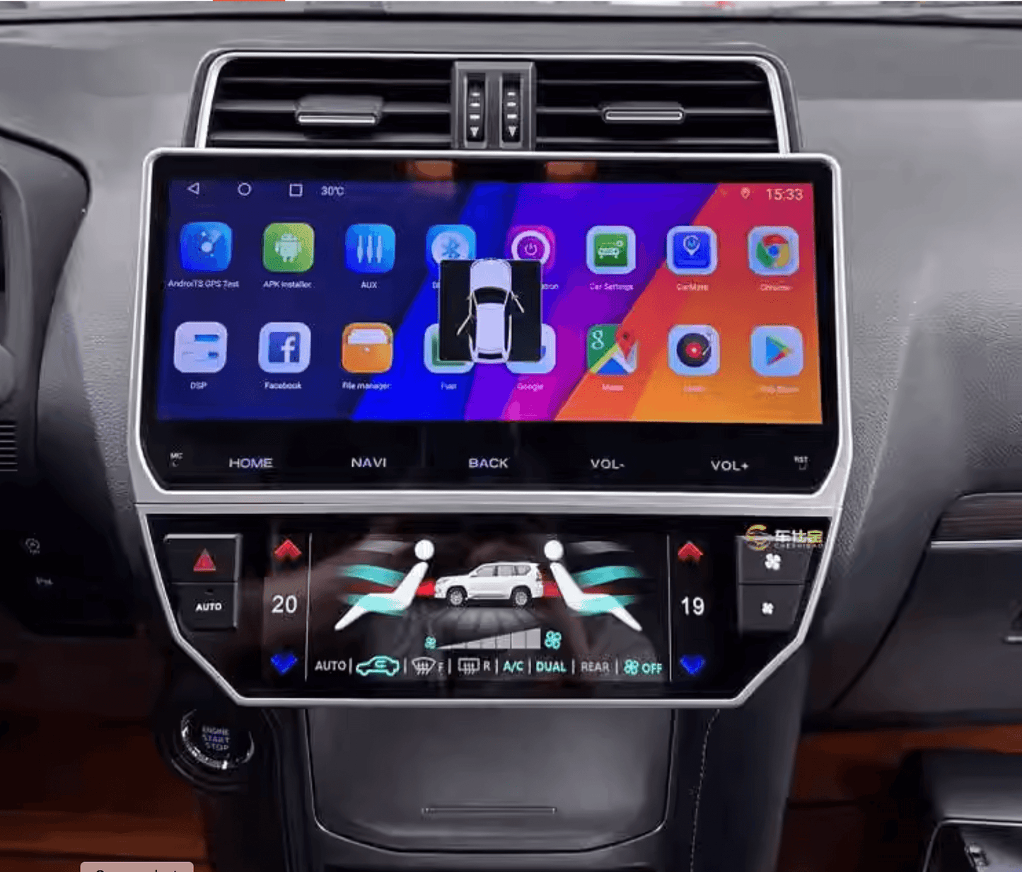 Toyota Prado 150 17-24 11.6" Wide screen GPS Wireless Apple CarPlay Android Auto Stereo