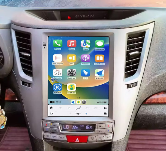 Subaru Outback 2009-2014 11.6“ Tesla Style GPS Bluetooth Wireless Apple CarPlay Android Auto Stereo