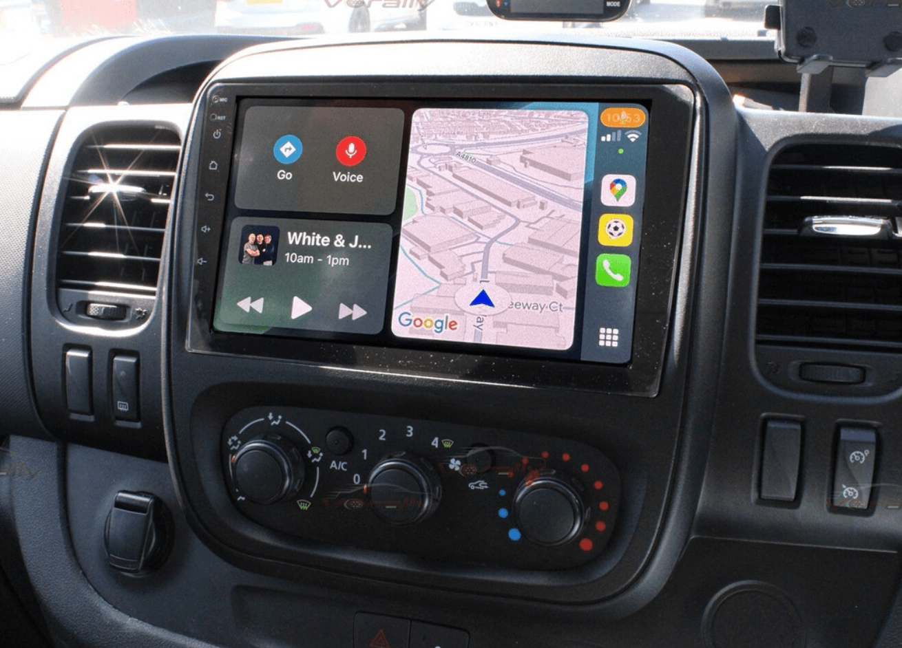 RENAULT TRAFIC 09-22  Wireless Apple Carplay Android Auto GPS Bluetooth Stereo Radio