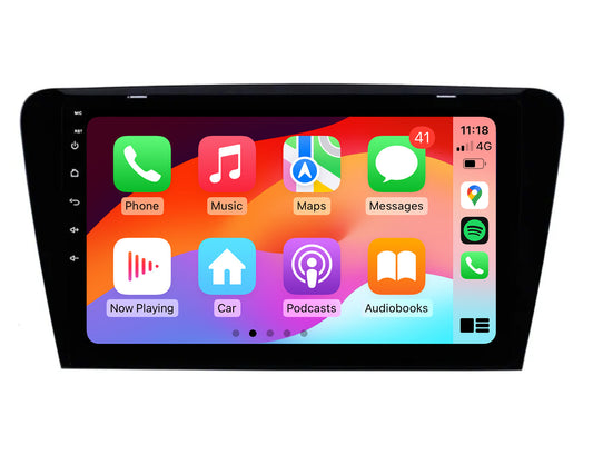 Skoda Octavia 13-19 9" GPS Infotainment Wireless CarPlay Android Auto Stereo