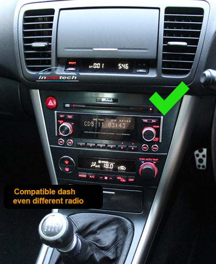 Subaru outback/Liberty 04-09 stereo facia 9 inch android right hand