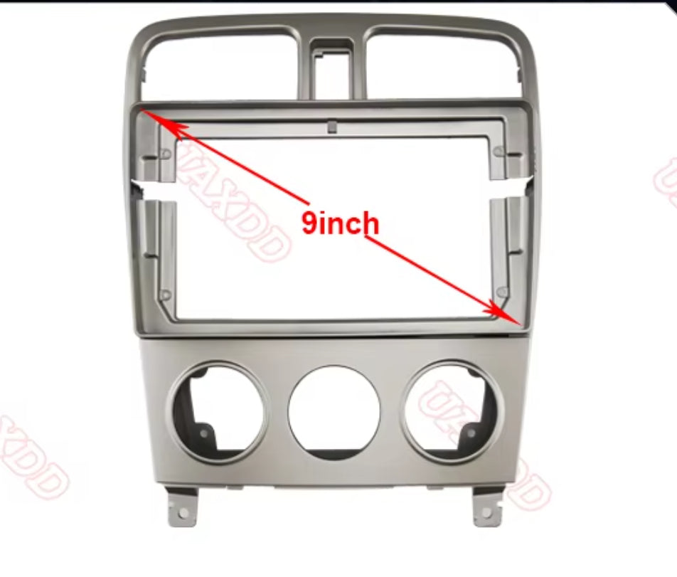 Subaru Forester XT 2002-2007 stereo facia 9 inch android  Double din 2 din fascia frame surround