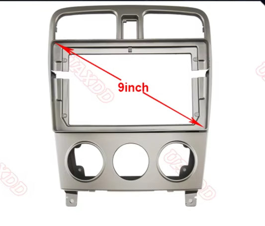 Subaru Forester XT 2002-2007 stereo facia 9 inch android  Double din 2 din fascia frame surround