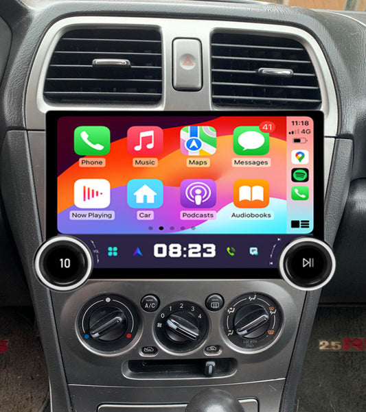 Subaru Impreza 2000-2007 GPS Bluetooth Wireless Apple CarPlay Android Auto Stereo with double Knob Control