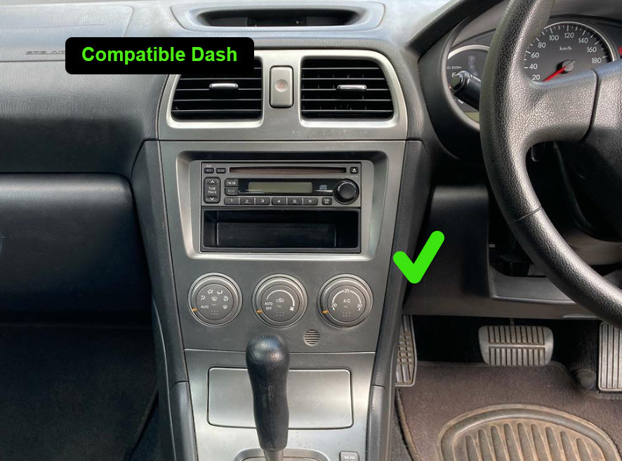 Subaru Impreza 2000-2007 GPS Bluetooth Wireless Apple CarPlay Android Auto Stereo with double knob control