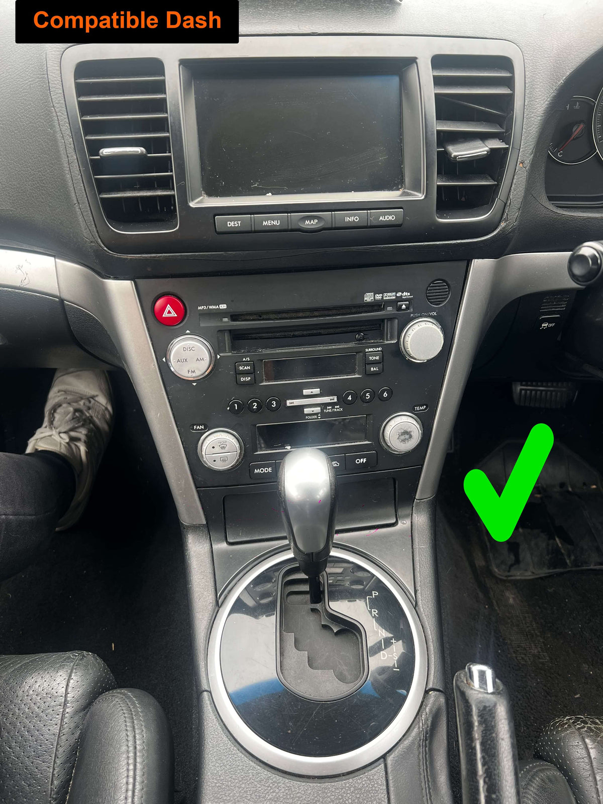 Subaru Liberty / Outback 03-09 stereo facia 9 inch android Double din 2 din fascia frame surround