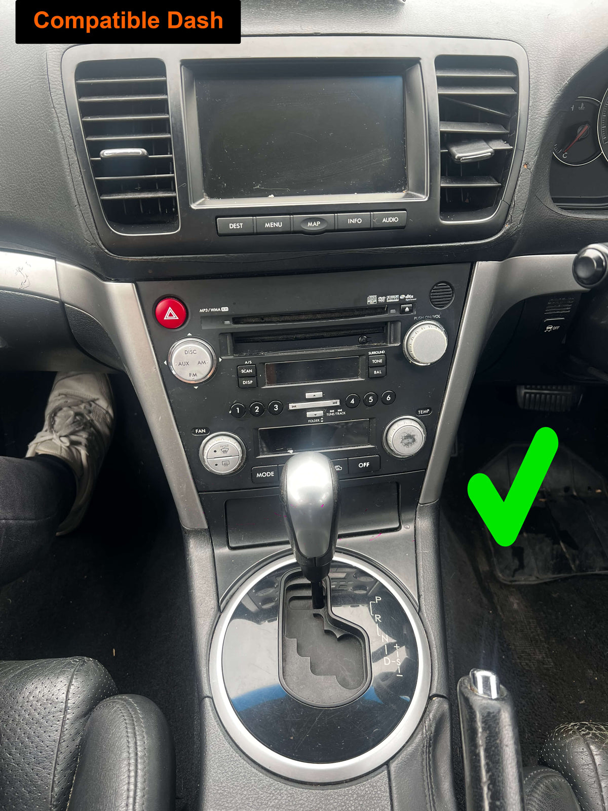 Subaru outback/Liberty 04-09 stereo facia 9 inch android right hand