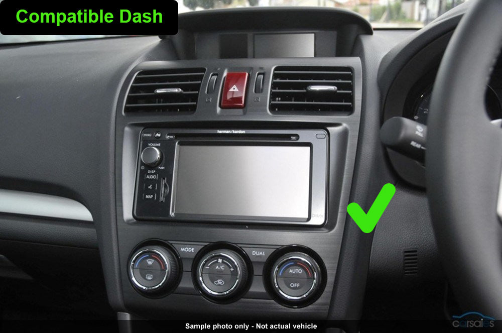 Subaru impreza 2012-2016 stereo facia 9 inch android  Double din 2 din fascia frame surround