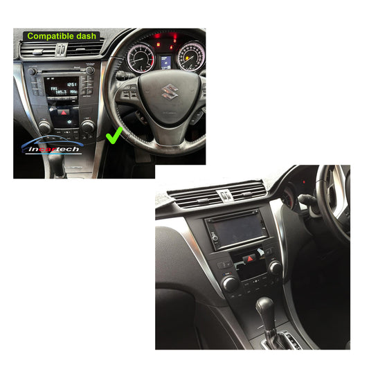 Suzuki Kizashi 2010+ stereo facia 9 inch android  Double din 2 din fascia frame surround， Suzuki Kizashi Wireless Apple CarPlay Android Radio Bluetooth stereo