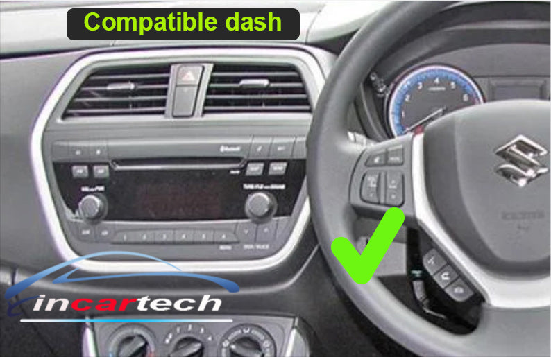Suzuki S-Cross 2014+ stereo facia 9 inch android  Double din 2 din fascia frame surround