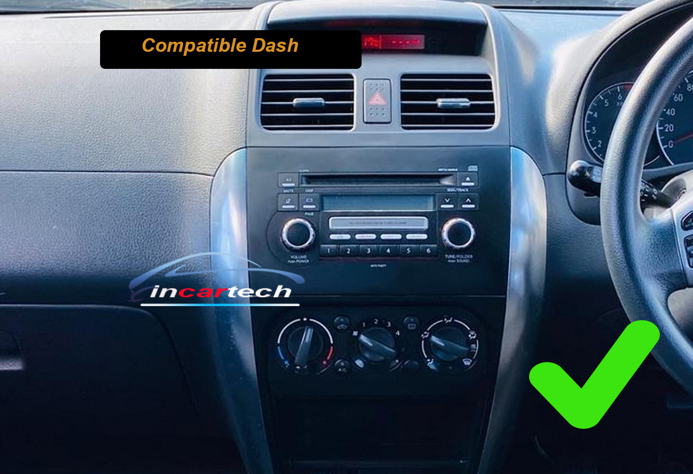 Suzuki SX4 07-14 stereo facia 9 inch android  Double din 2 din fascia frame surround