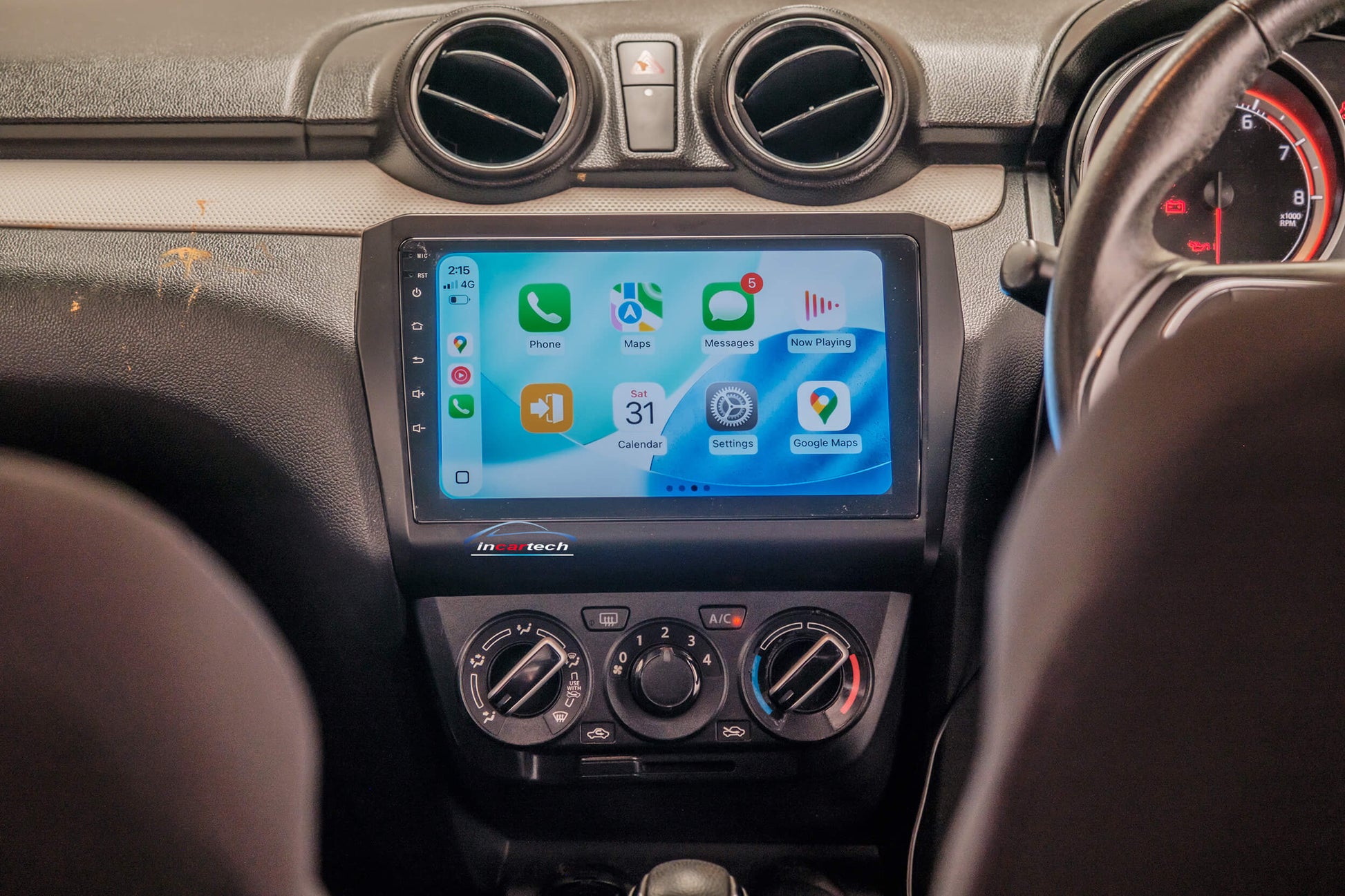 Suzuki Swift 2017-2024 infotainment Wireless Apple CarPlay GPS upgrade stereo