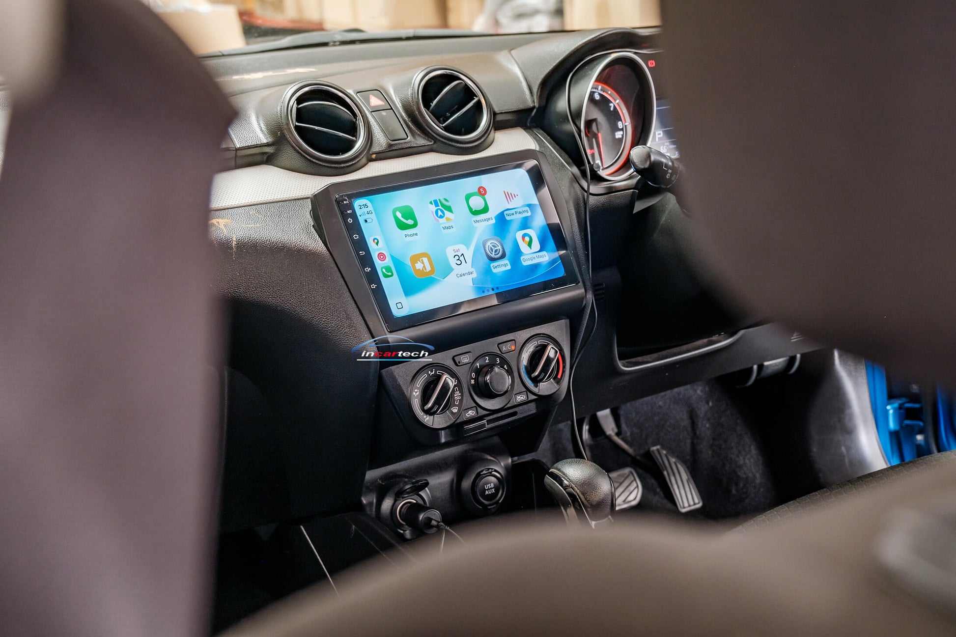 Suzuki Swift 2017-2024 infotainment Wireless Apple CarPlay GPS upgrade stereo