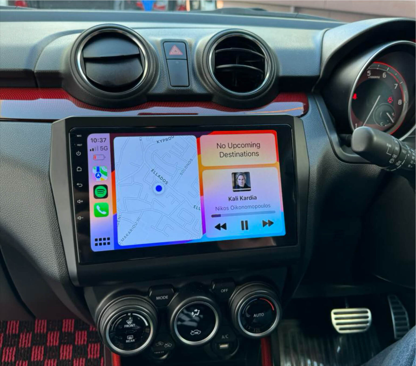 Suzuki Swift 2017-2024 infotainment Wireless Apple CarPlay GPS upgrade stereo