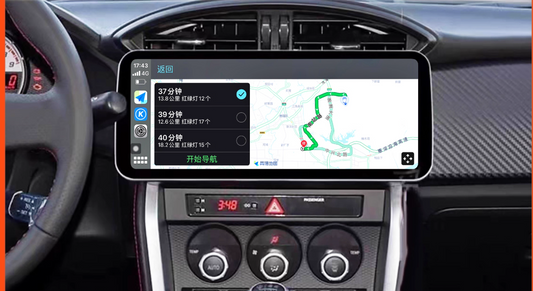 Toyota 86 2012-2022 12.3" stereo GPS upgrade Wireless Apple CarPlay Android Auto