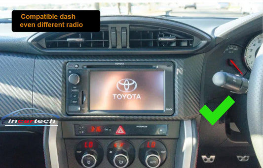 Toyota 86 2012-2022 stereo facia suit both 9 inch android and 7 inch Double din 2 din fascia frame