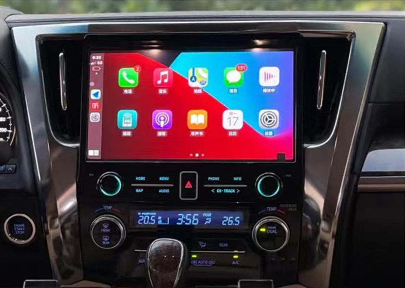 Toyota Alphard 2015-2023 10 Series 10.1" GPS Wireless Apple CarPlay Android Auto Stereo Radio