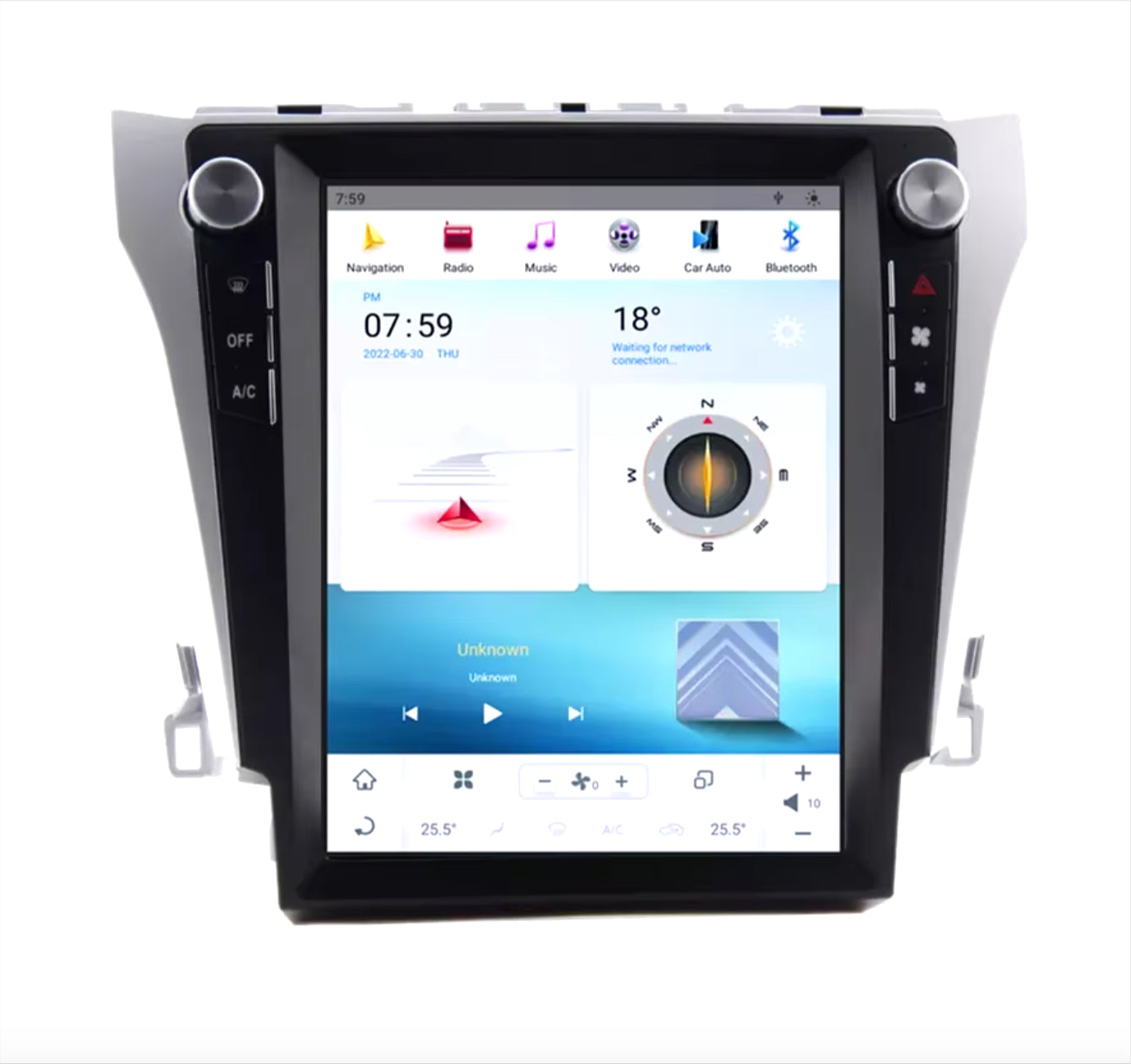 Toyota Aurion 2012-2015 12.1" Stereo Touchscreen Wireless carplay Android Auto Support JBL sound system