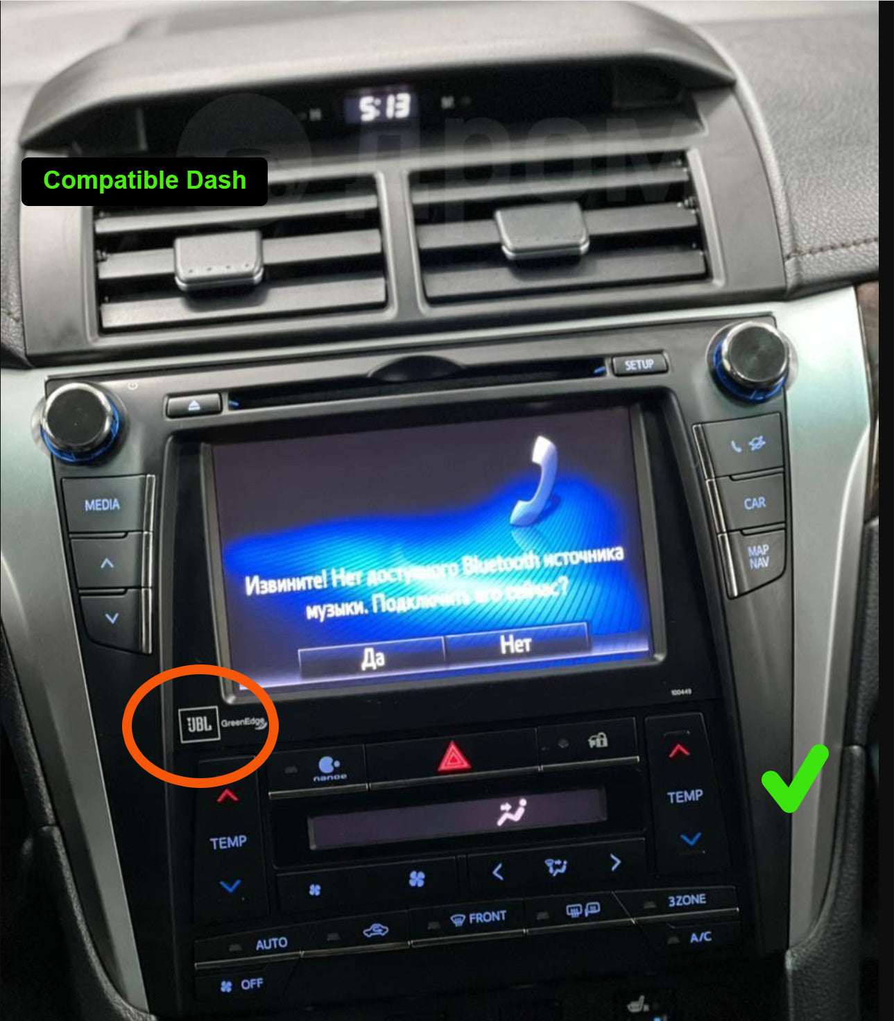 Toyota Aurion 2015-2018 10" GPS Wireless Apple CarPlay Android Auto Stereo Radio JBL