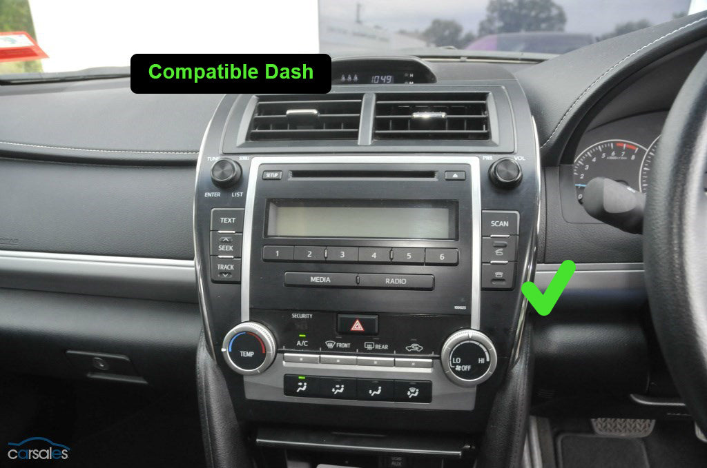 Toyota Camry 2011-2017 stereo facia suit both 10 inch android and 7 inch Double din 2 din fascia frame