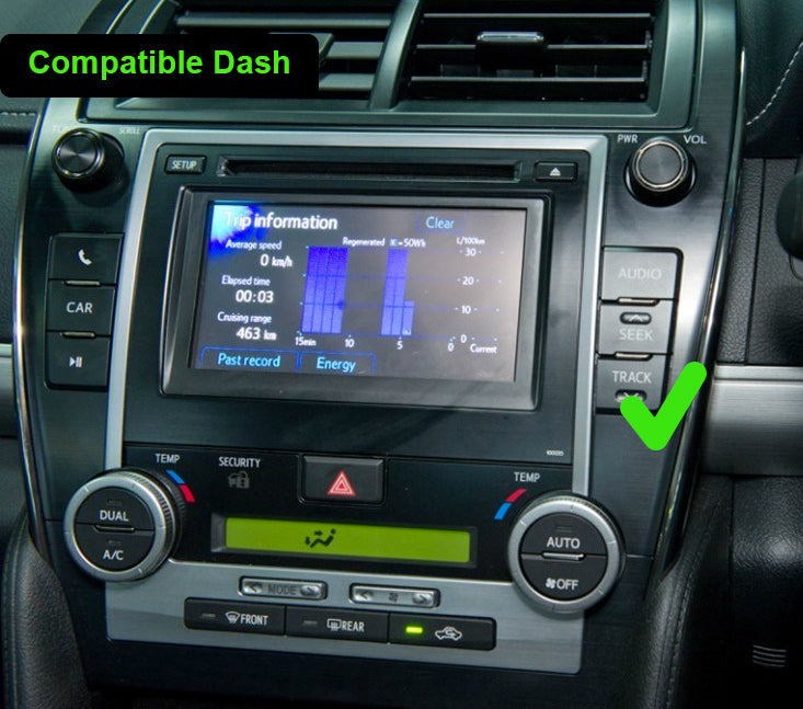 Toyota Camry 2011-2017 stereo facia suit both 10 inch android and 7 inch Double din 2 din fascia frame