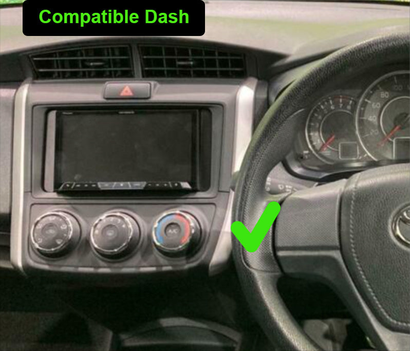 Toyota Corolla Axio Fielder stereo facia suit both 10 inch android and 7 inch Double din 2 din fascia frame