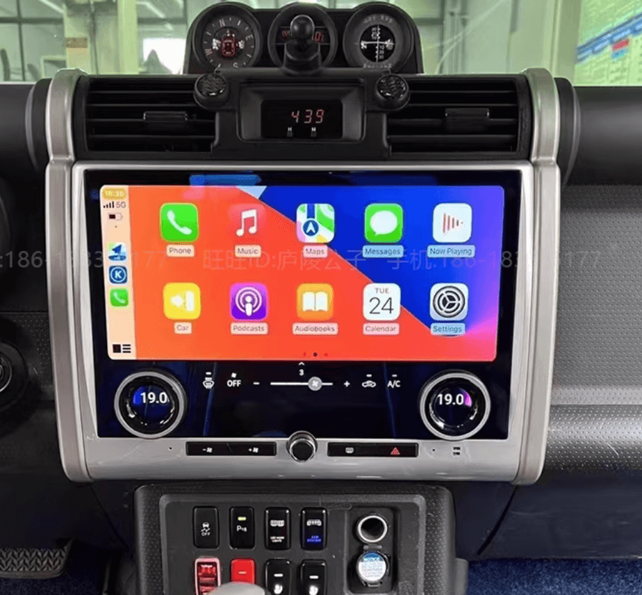 Toyota FJ Cruiser 2007-2015 13.6"infotainment Wireless Apple CarPlay Android Auto Stereo GPS