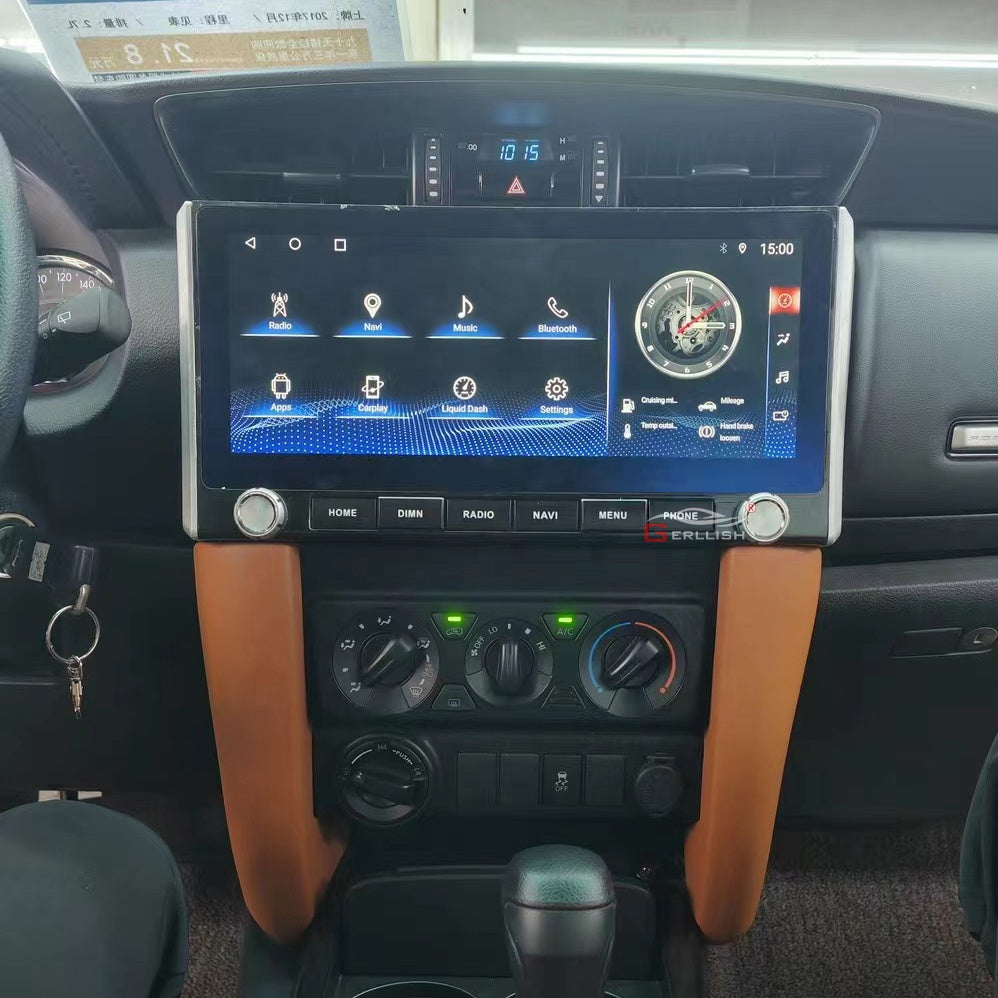 Toyota Fortuner 2015-2024 12.3" GPS Wireless Apple CarPlay Android Auto Stereo headunit