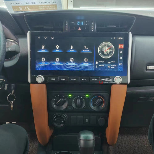 Toyota Fortuner 2015-2024 12.3" GPS Wireless Apple CarPlay Android Auto Stereo headunit