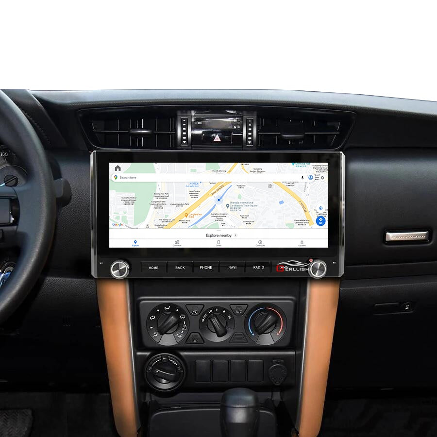 Toyota Fortuner 2015-2024 12.3" GPS Wireless Apple CarPlay Android Auto Stereo headunit