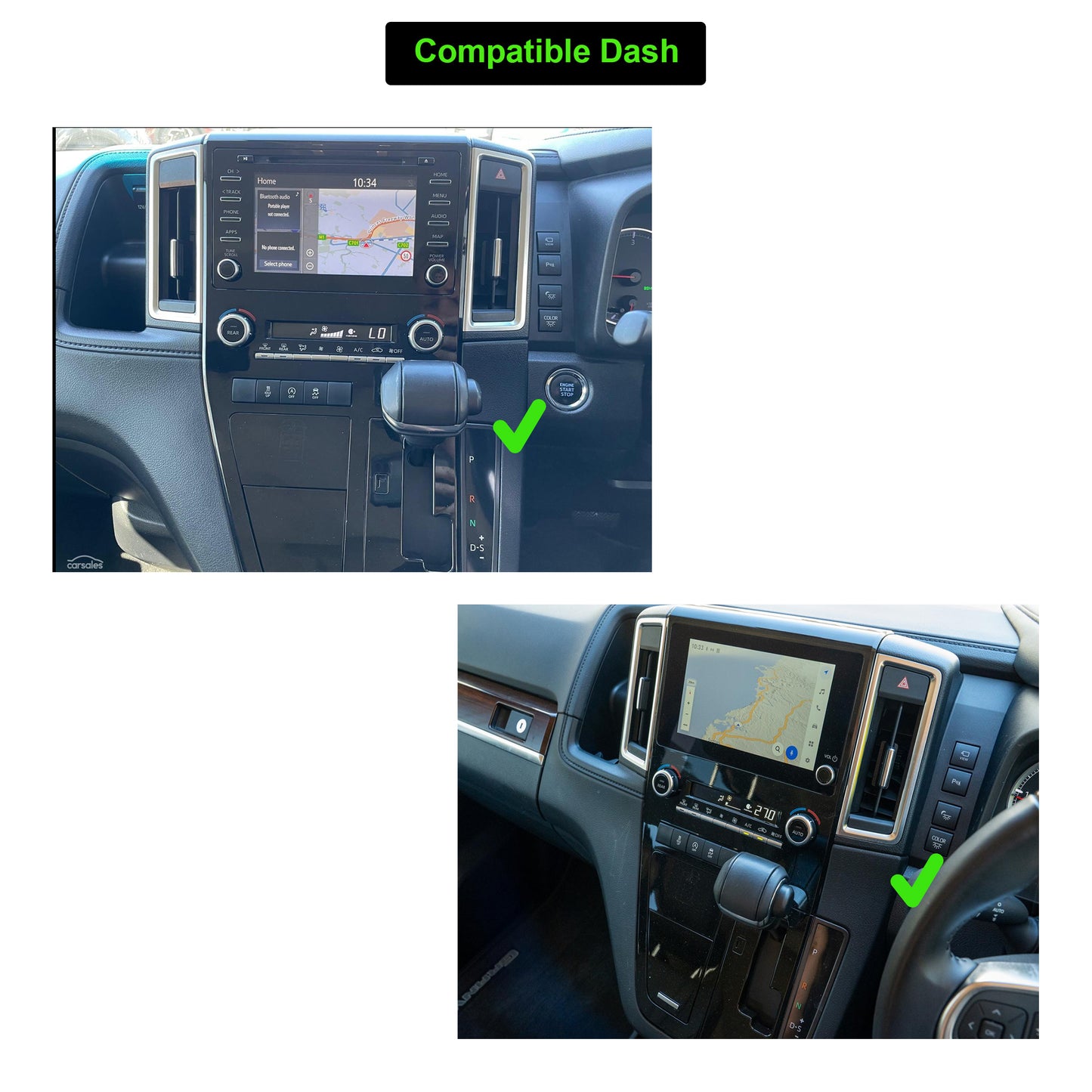 Toyota Fortuner 2018-2025 13.8" GPS Wireless Apple CarPlay Android Auto Stereo headunit