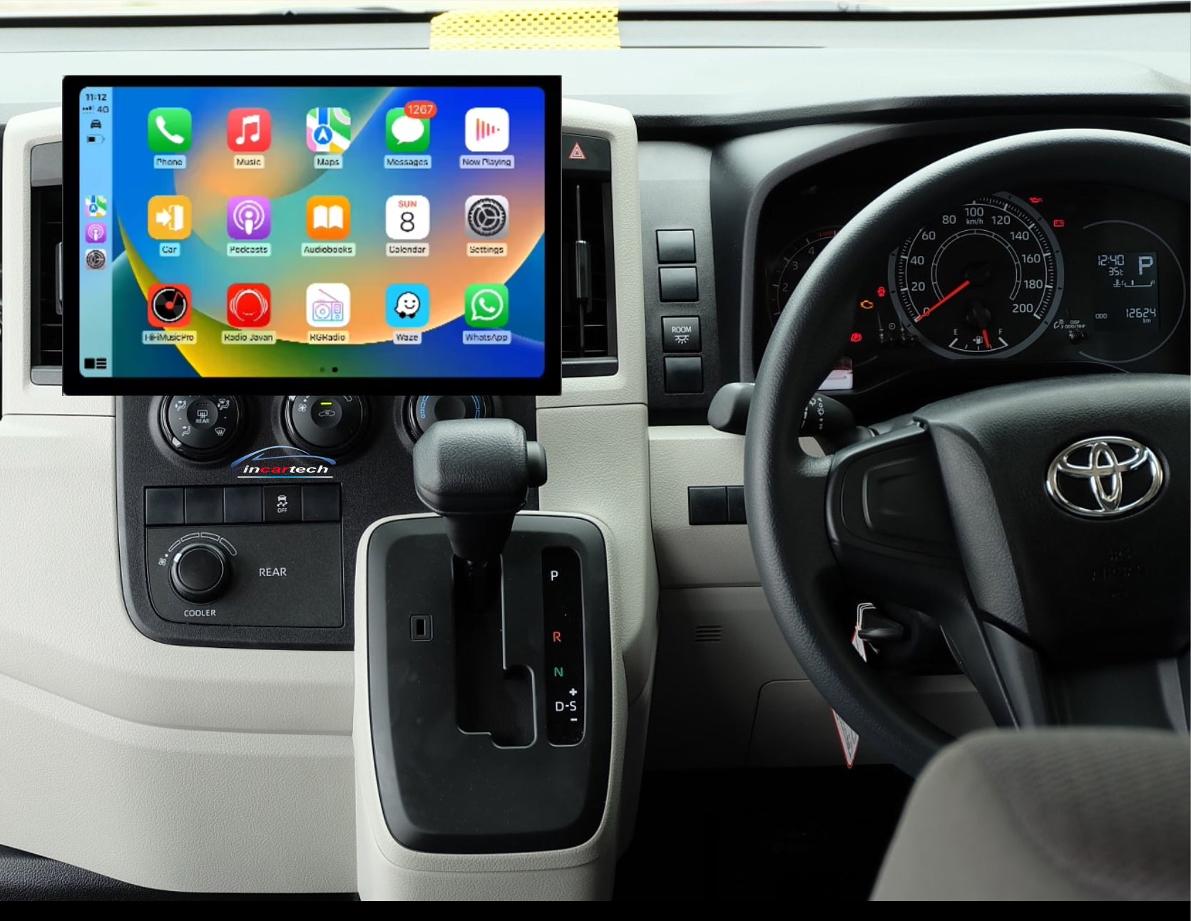 Toyota Hiace 2019-Current 13.3" GPS Wireless Apple Carplay Android Auto Stereo Radio