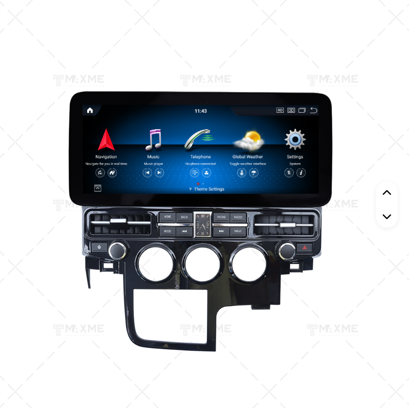 Toyota Hiace 2019-Current premium 12.3" GPS infotainment Wireless Apple CarPlay Android Auto Stereo Radio
