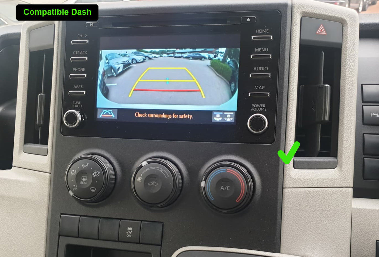 Toyota Hiace 2019-Current premium 12.3" GPS infotainment Wireless Apple CarPlay Android Auto Stereo Radio