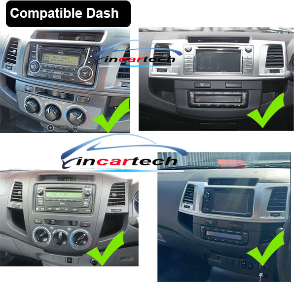 Toyota Hilux 2004-2015 9" GPS Wireless Apple Carplay Android Auto Stereo Radio