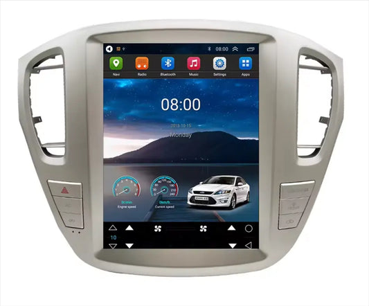Toyota Kluger 2003-2008 9.7" verical screen GPS Wireless Apple Carplay Android Auto Stereo Radio