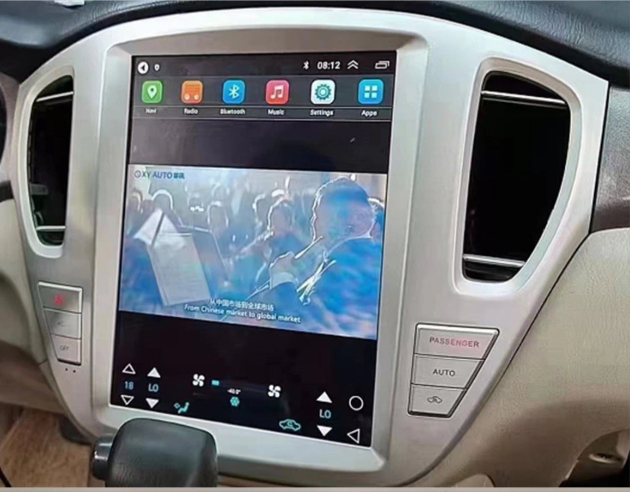 Toyota Kluger 2003-2008 9.7" verical screen GPS Wireless Apple Carplay Android Auto Stereo Radio