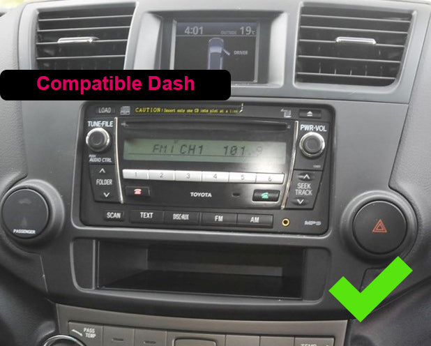 Toyota Kluger 2008-2015 12.1" GPS Wireless Apple Carplay Android Auto Stereo Radio