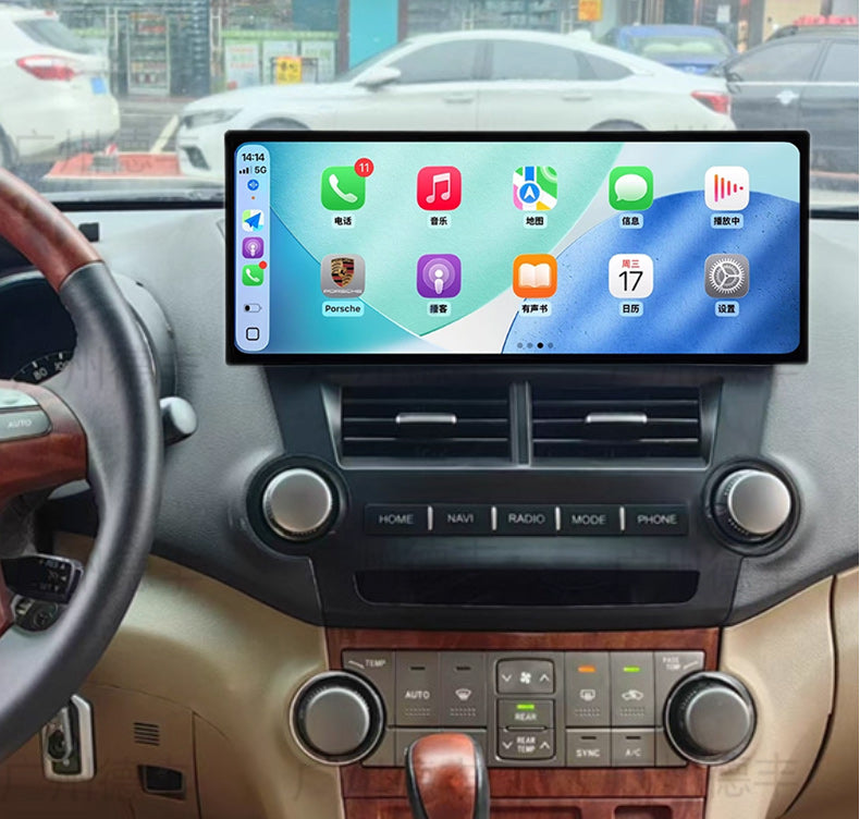 Toyota Kluger 2008-2015 12.3" GPS Wireless Apple CarPlay Android Auto Stereo Radio