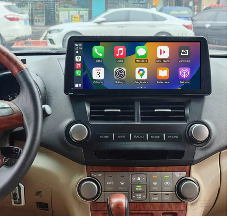 Toyota Kluger 2008-2015 12.3" GPS Wireless Apple CarPlay Android Auto Stereo Radio