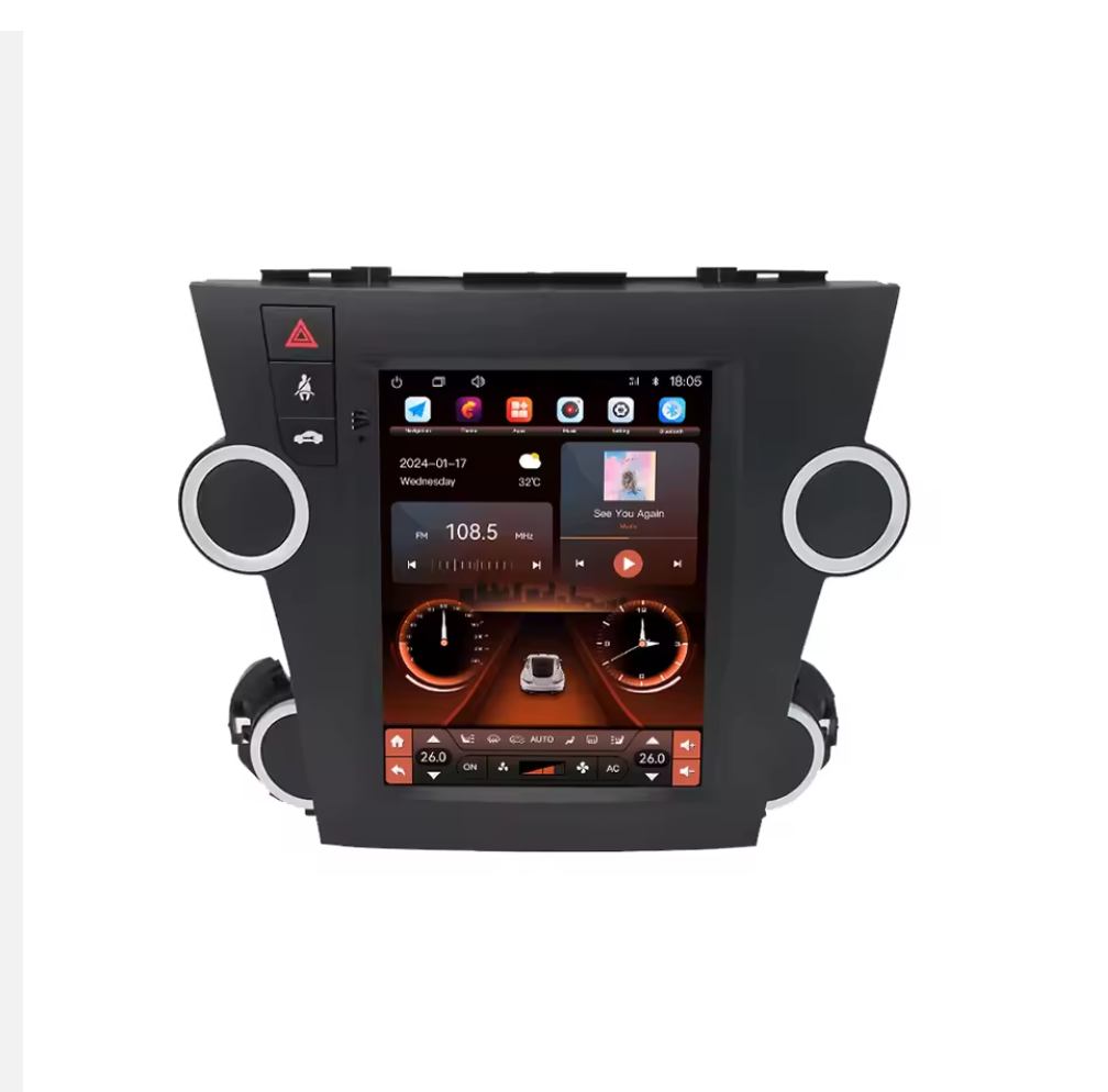 Toyota Kluger 2008-2015 9.7" GPS Wireless Apple CarPlay Android Auto Stereo Radio