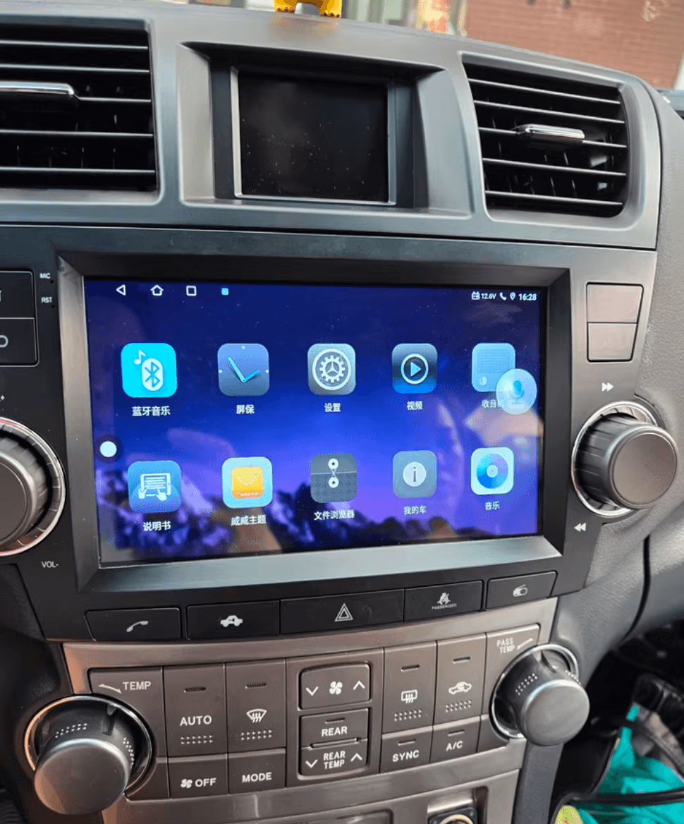 Toyota Kluger 2008-2015 9" GPS Wireless Apple CarPlay Android Auto Stereo Radio