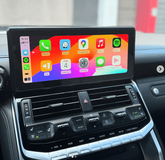Toyota Land Cruiser 300 (2021 - 2024) Full Screen Wireless & Wired Apple CarPlay & Android Auto Integration 