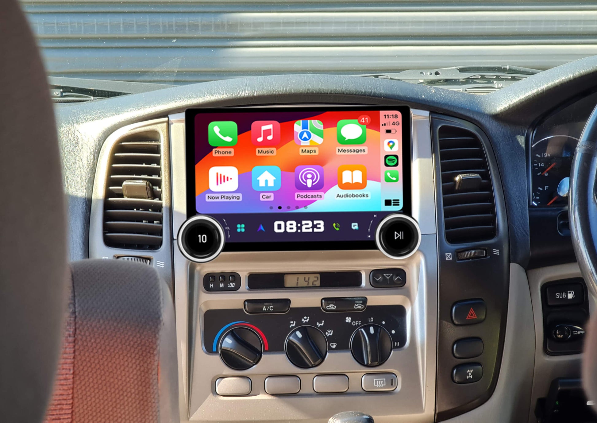 Toyota Landcruiser 1999-2006 100 Series LC100 GPS Wireless Apple CarPlay Android Auto Stereo Radio